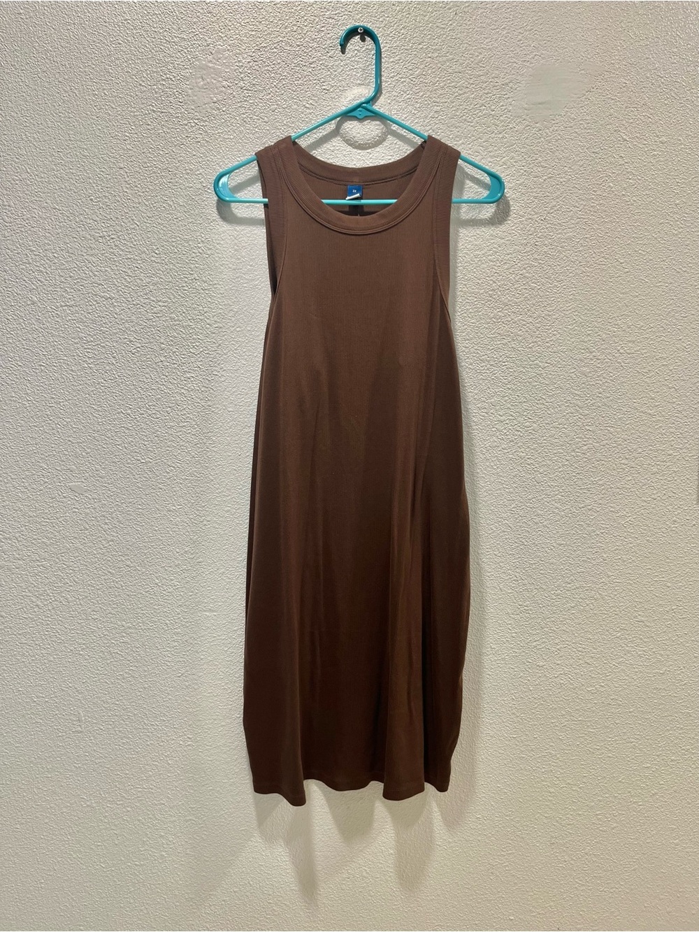 Old Navy Brown Sleeveless Tank Midi Dress